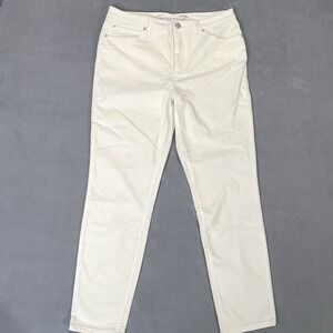Seven 7 Women's Cream Skinny Corduroy Pants Size 14  35x28 Never Worn